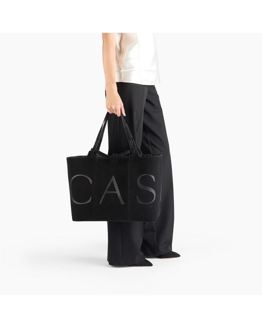 Casadei Black Galleria Bag