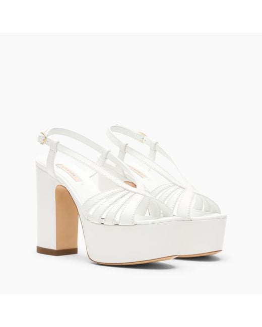 Casadei White Elsa Platform