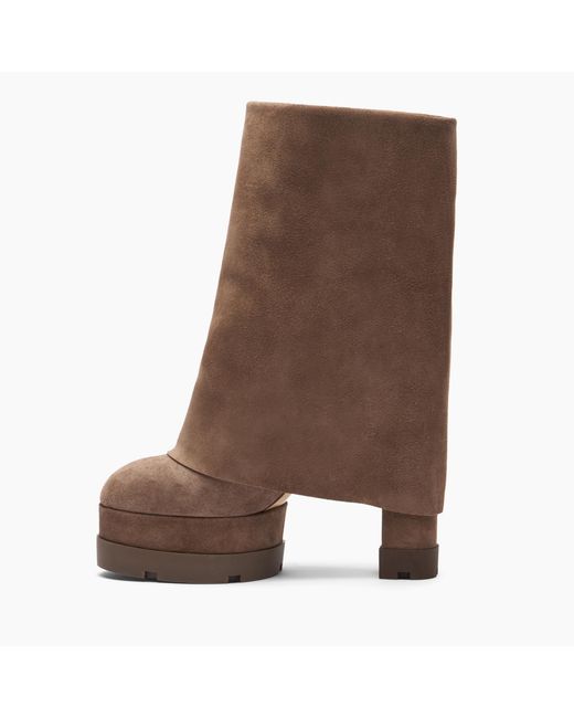 Casadei Brown Nancy Ankle Boot