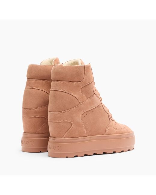 Casadei Brown High Top Sneaker