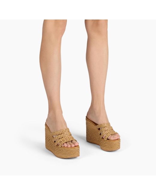 Casadei Brown Avenida Wedge