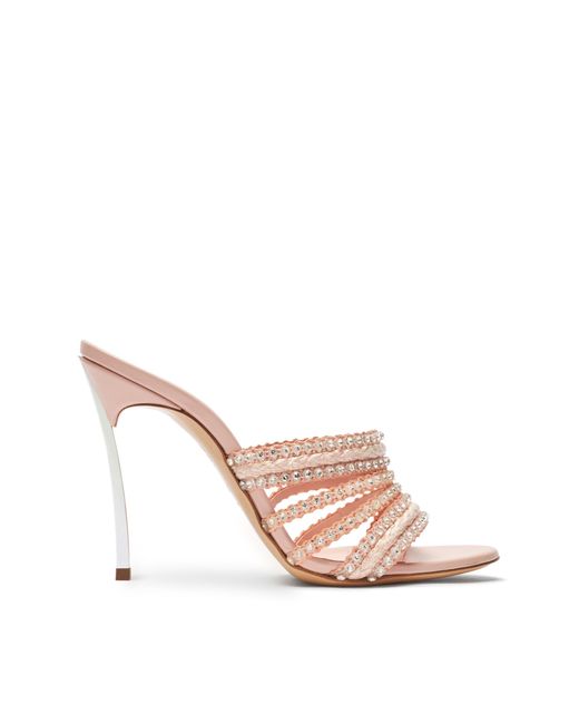Blade Limelight Mules di Casadei in Pink