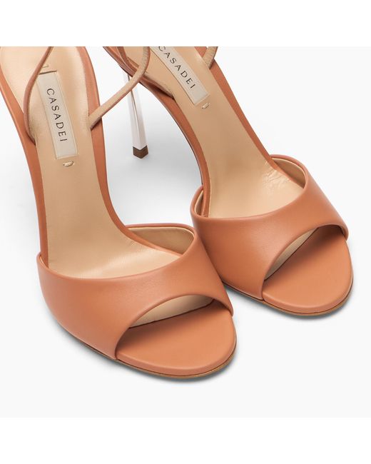 Casadei Pink Blade Minorca Sandal