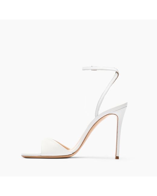 Casadei White Julia Minorca Sandal