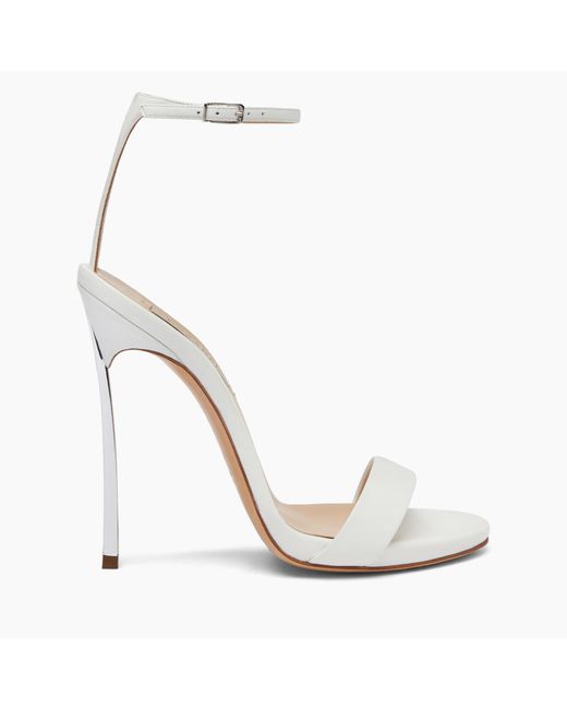 Casadei White Blade Marta Leather