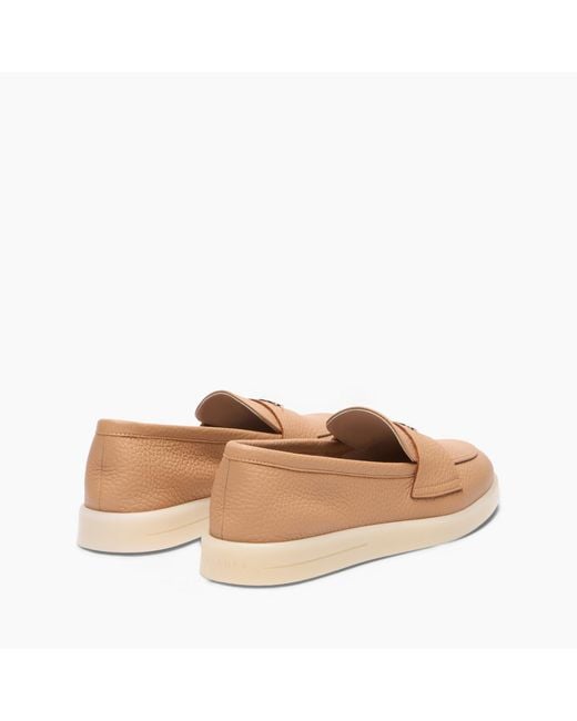 Casadei Natural Passage Loafer With C-chain