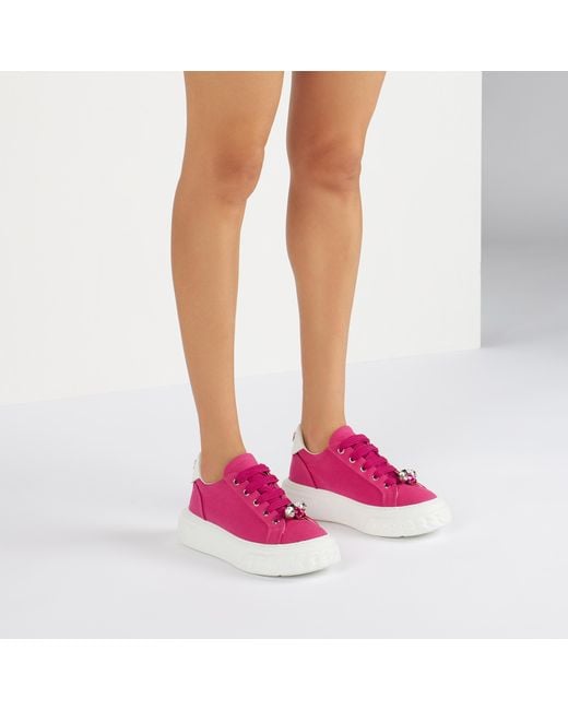 Casadei Pink Moderne off road queen bee sneakers für frauen