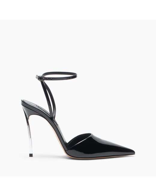 Casadei Black Superblade Sharp Samurai Pump