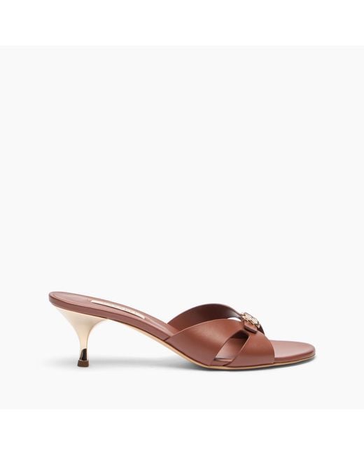 Casadei Pink Julia Kitten Jane Mule