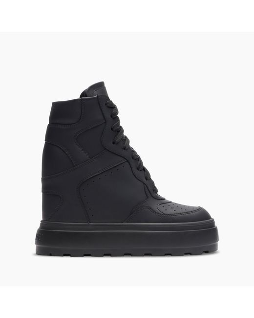 Casadei Black Wedge Sneakers