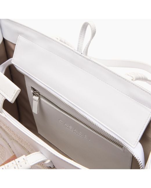 Casadei White Beaurivage Daily Bag
