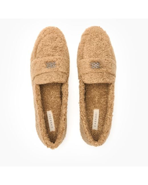 Casadei Natural Grays Peak Loafer
