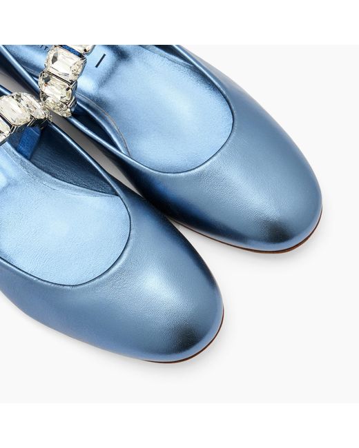 Flash Ballet Flats di Casadei in Blue