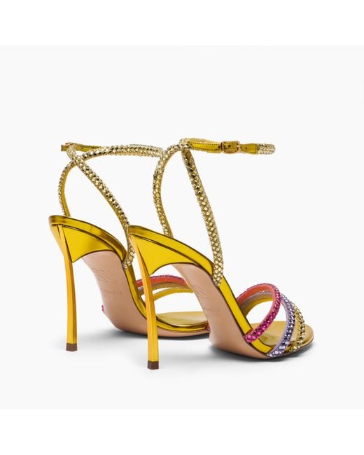 Casadei Metallic Blade Andromeda Sandal