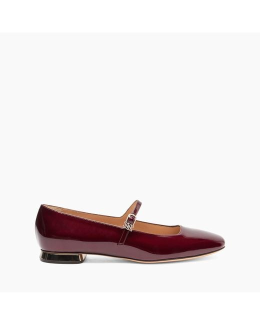 Casadei Red Emily Samurai Ballet Flats