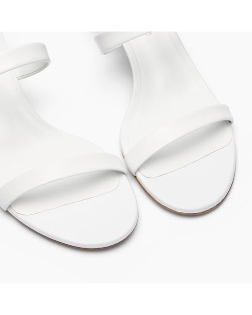 Casadei White Chic Julia Kitten Mule