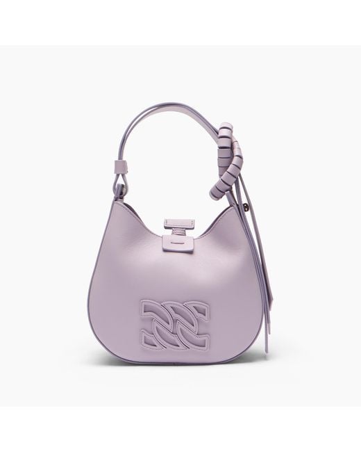 Casadei Purple Mini Vandome Bag
