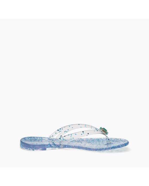 Casadei Blue Jelly Flat