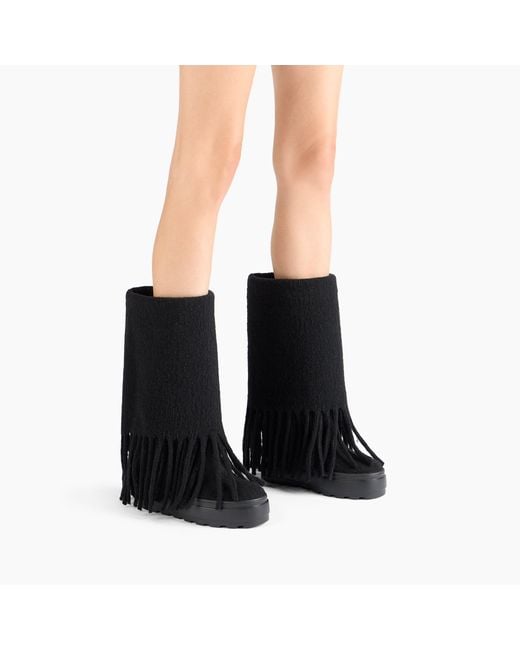 Casadei Black Double Face Dakota Boot