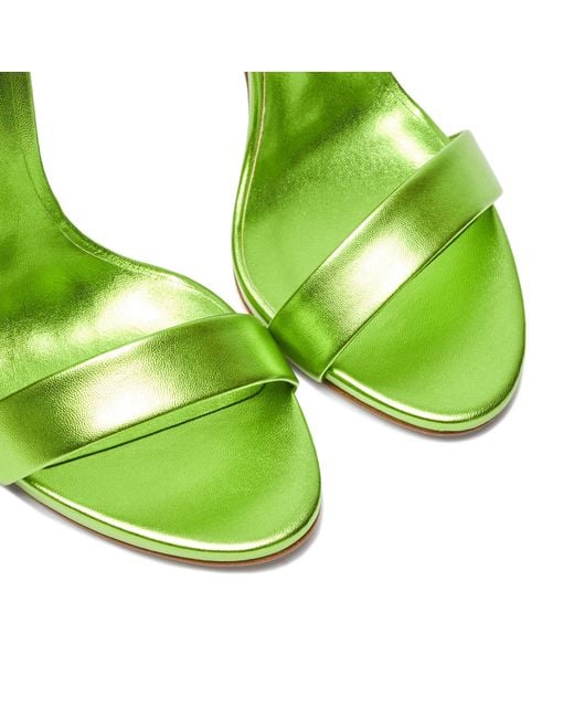 Casadei Green Blade Flash Sandals