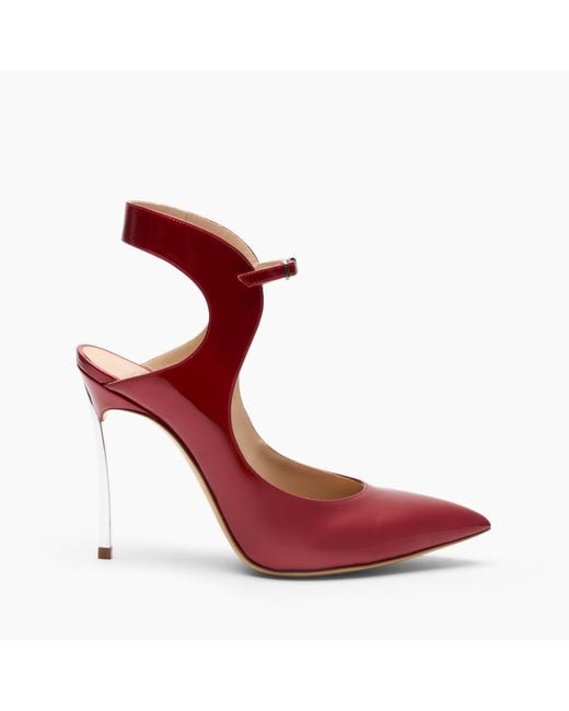 Casadei Red Blade Sin Samurai Pump