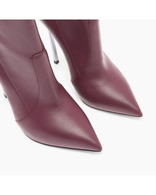 Casadei Purple Blade Ankle Boot