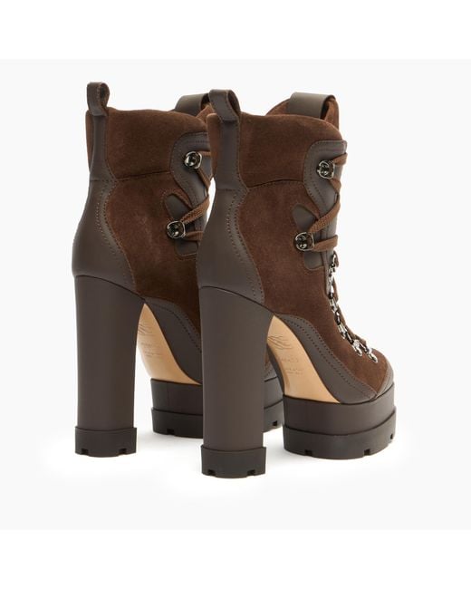 Nancy Ankle Boot di Casadei in Brown