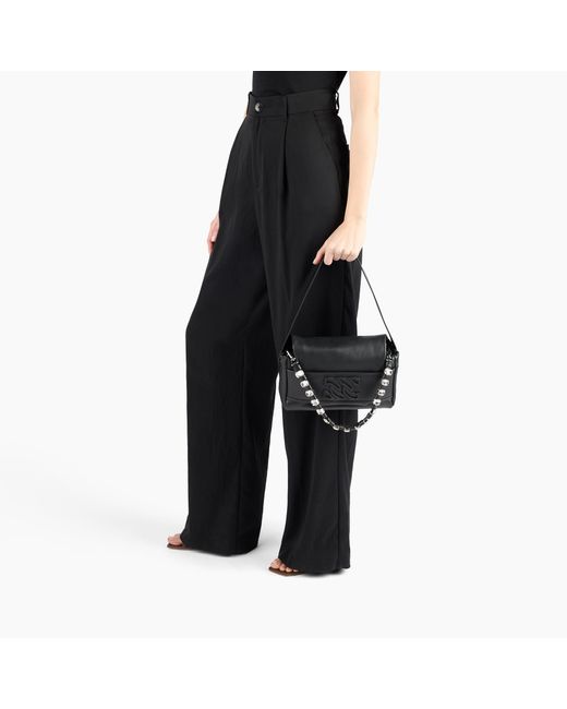 Casadei Riviera Tracolla Gioiello Bag in Black | Lyst