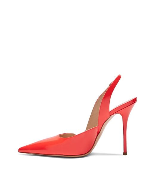 Casadei Red Scarlet Slingback Patent Leather