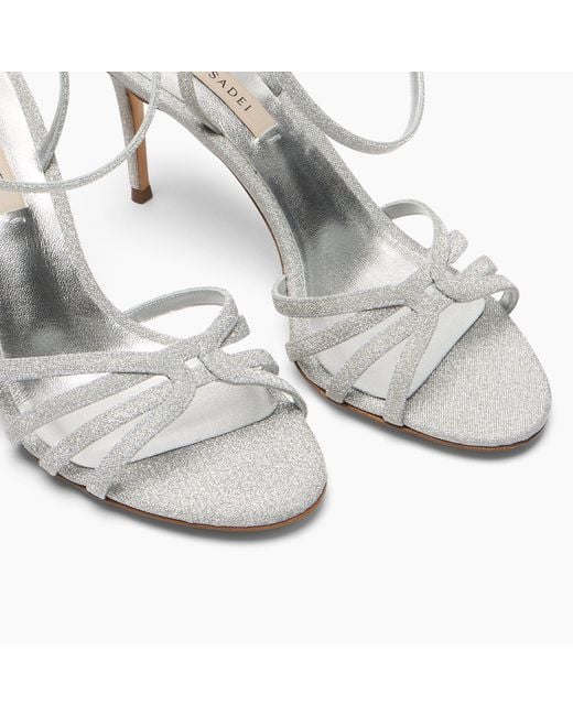 Casadei White Julia Solar Eclipse Sandal
