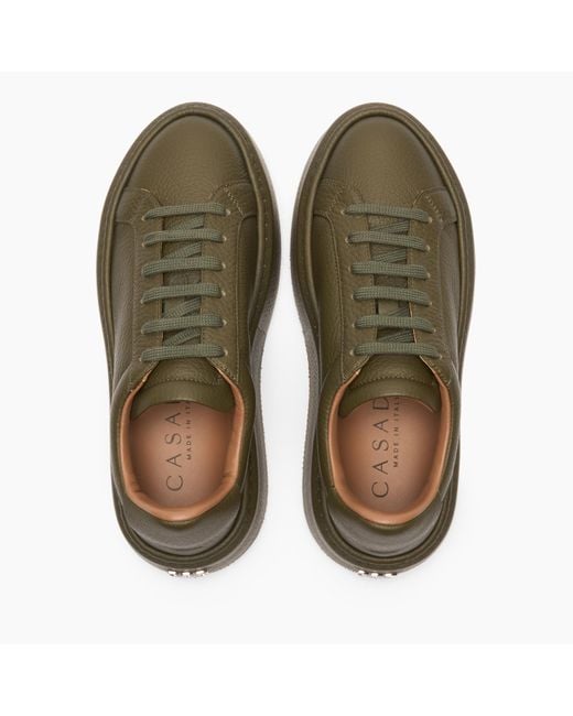 Casadei Green High Box Sneaker