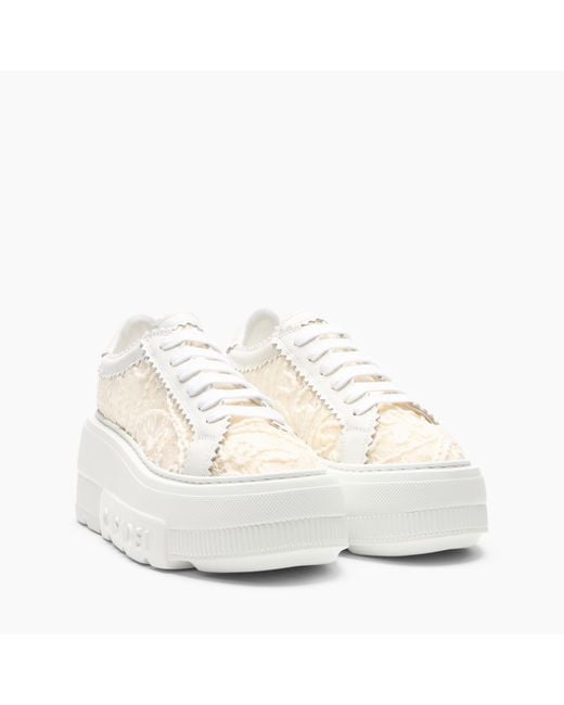Casadei White Nexus Chantilly Sneaker