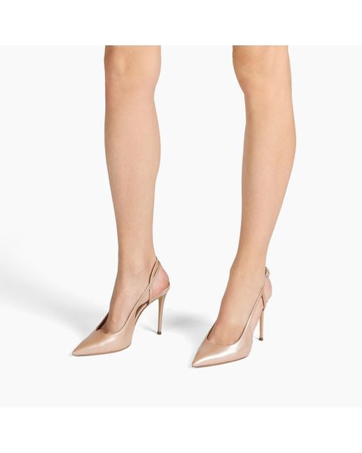 Casadei Natural Julia Samurai Double Belts Slingback