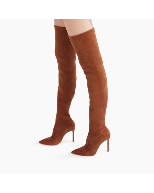 Casadei Brown Over-Knee Boots