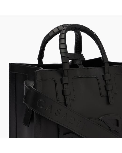 Casadei Black Ale Leather Bag