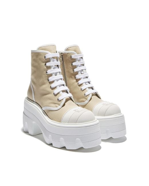 Maxxxi Fedora High Sneakers di Casadei in White