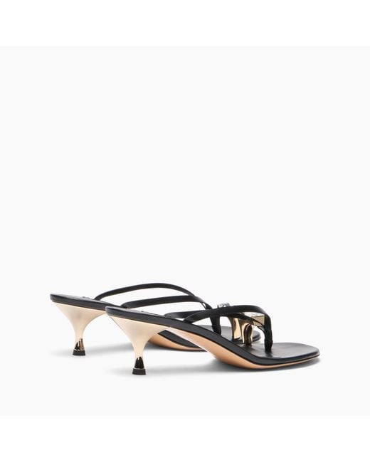 Casadei Metallic Chic Julia Kitten Mule