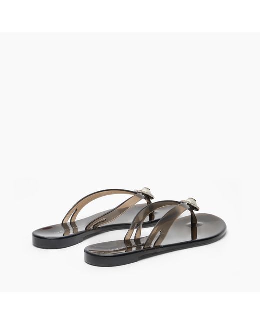 Casadei Black Jelly Flat