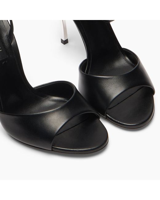 Casadei Black Blade Minorca Sandale
