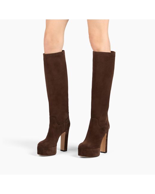 Casadei Brown Patty Renna Boot