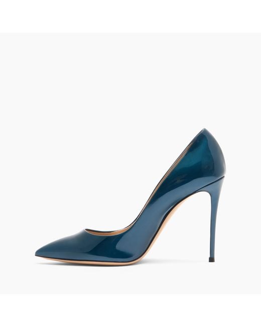 Casadei Blue Samurai Julia Pumps