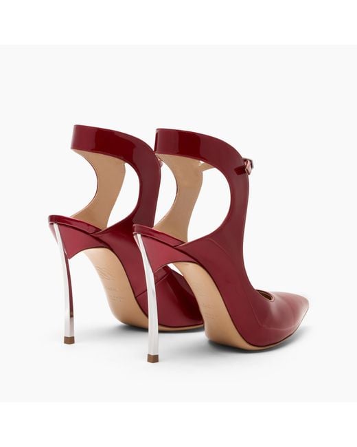 Casadei Red Blade Sin Samurai Pump