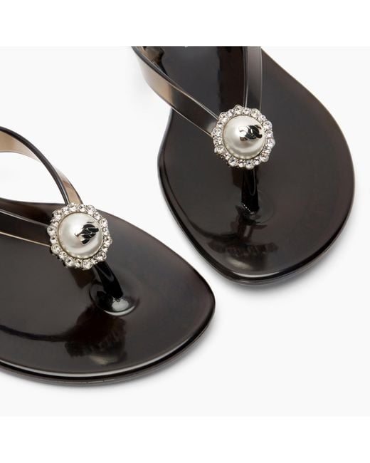 Casadei Black Jelly Flat