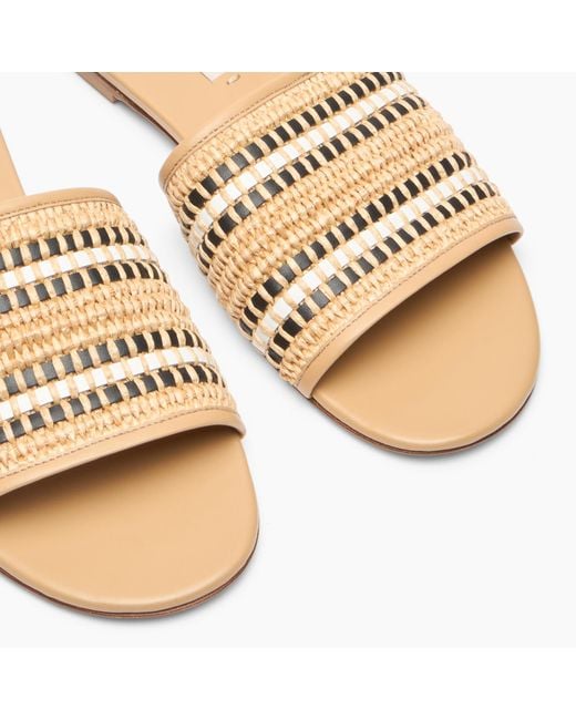 Casadei Natural Amalfi Slide Sandal