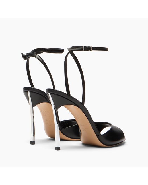Casadei Black Blade Minorca Sandale
