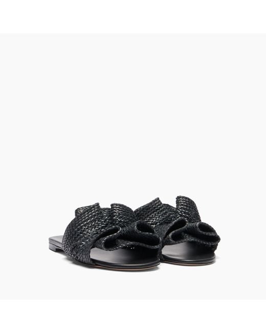 Casadei Black Hanoi Slide Sandal