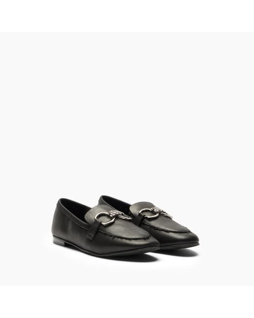 Casadei Black Bufaland Loafer