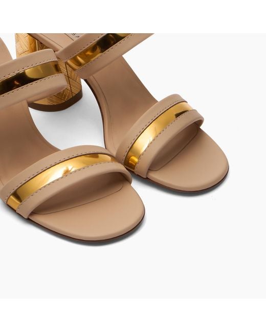 Casadei Metallic Cleo Reflex Mule