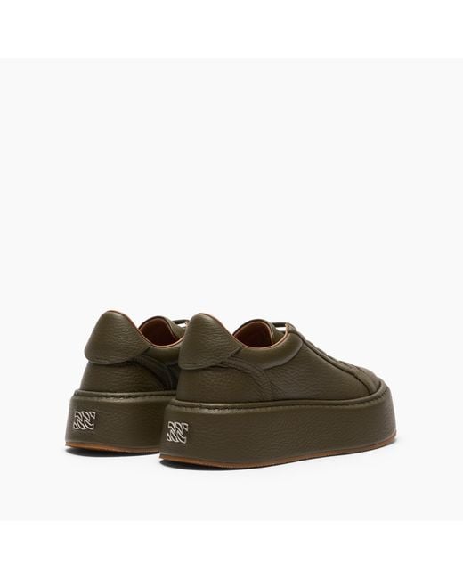 Casadei Green High Box Sneaker