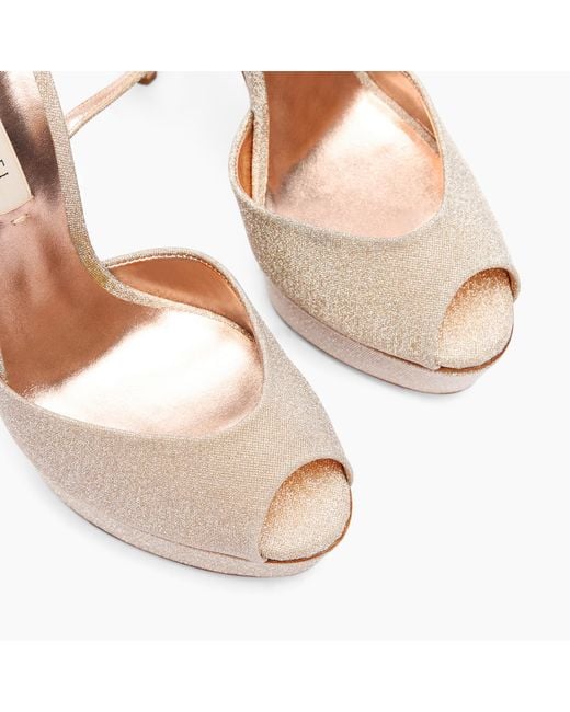 Casadei White Flora Solar Eclipse Platform Sandals